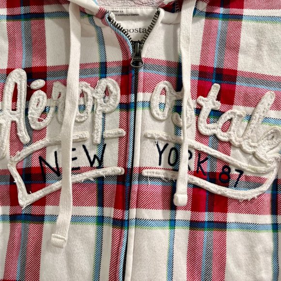 Aeropostale plaid hoodie - Picture 4 of 8